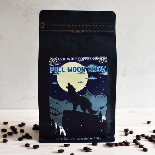 Full Moon Brew - 100% Robusta - Ganze Bohne - 500g